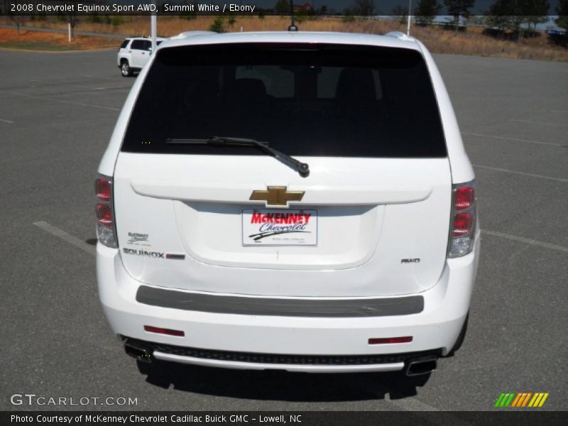 Summit White / Ebony 2008 Chevrolet Equinox Sport AWD