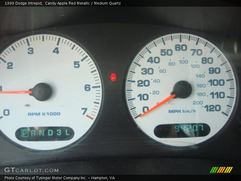 Candy Apple Red Metallic / Medium Quartz 1999 Dodge Intrepid