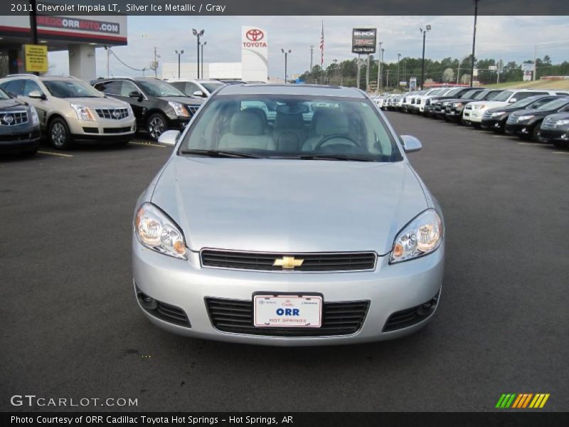 Silver Ice Metallic / Gray 2011 Chevrolet Impala LT