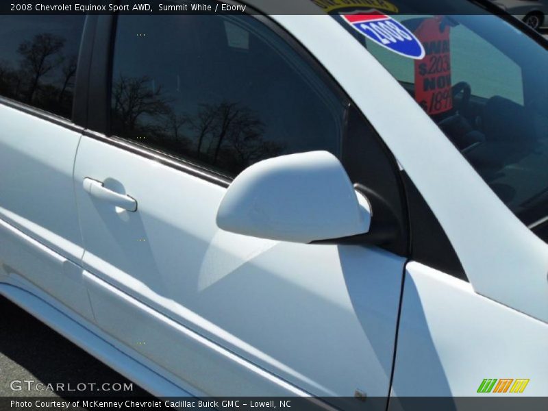 Summit White / Ebony 2008 Chevrolet Equinox Sport AWD