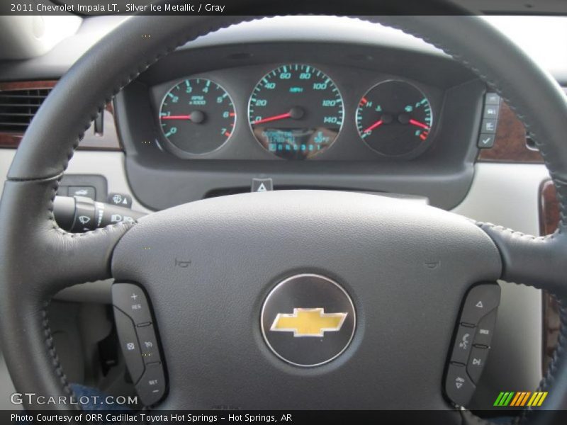Silver Ice Metallic / Gray 2011 Chevrolet Impala LT