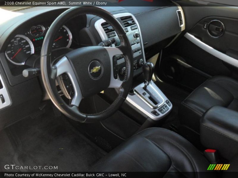 Ebony Interior - 2008 Equinox Sport AWD 