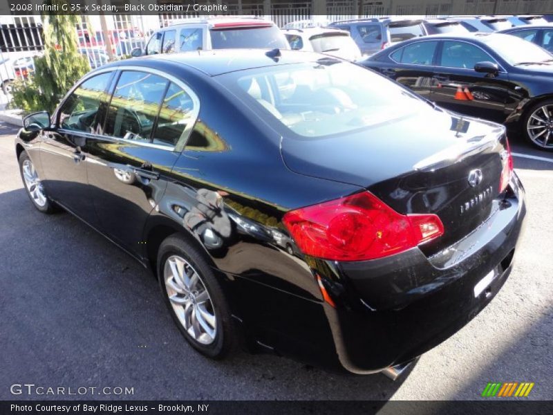 Black Obsidian / Graphite 2008 Infiniti G 35 x Sedan