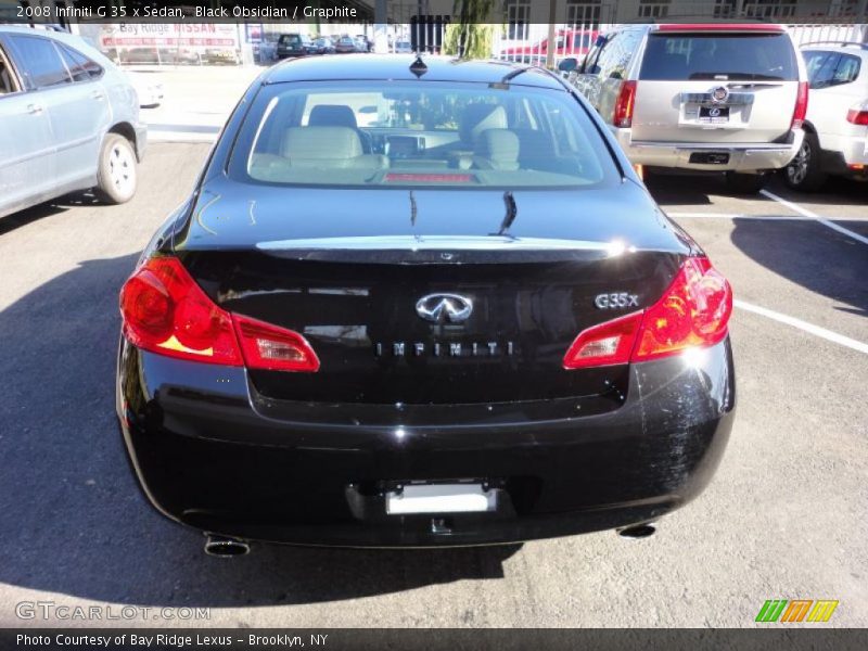 Black Obsidian / Graphite 2008 Infiniti G 35 x Sedan