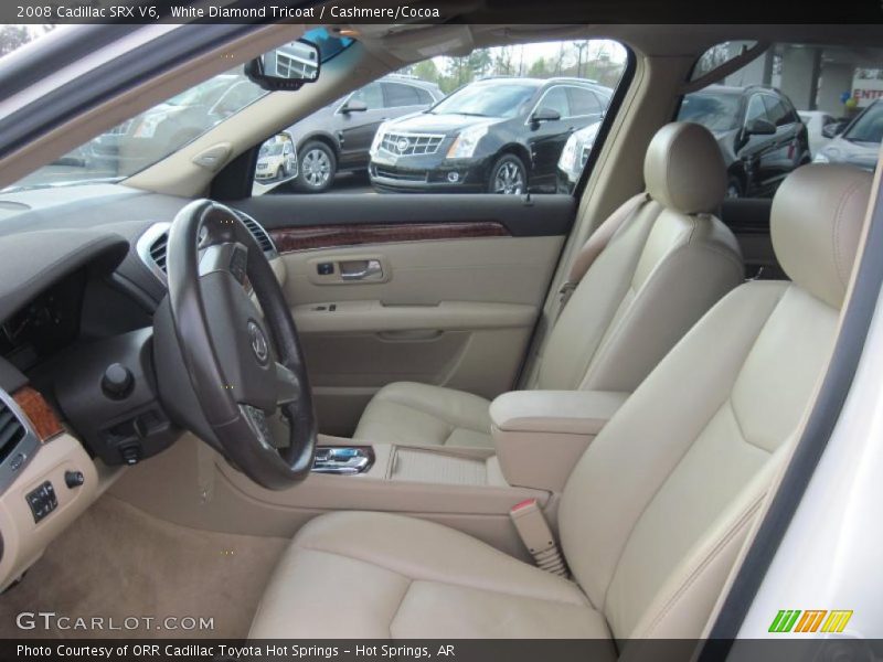 White Diamond Tricoat / Cashmere/Cocoa 2008 Cadillac SRX V6