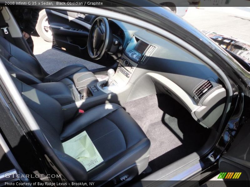 Black Obsidian / Graphite 2008 Infiniti G 35 x Sedan