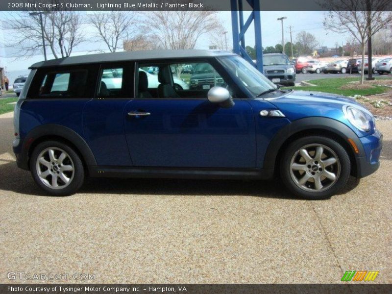 Lightning Blue Metallic / Panther Black 2008 Mini Cooper S Clubman