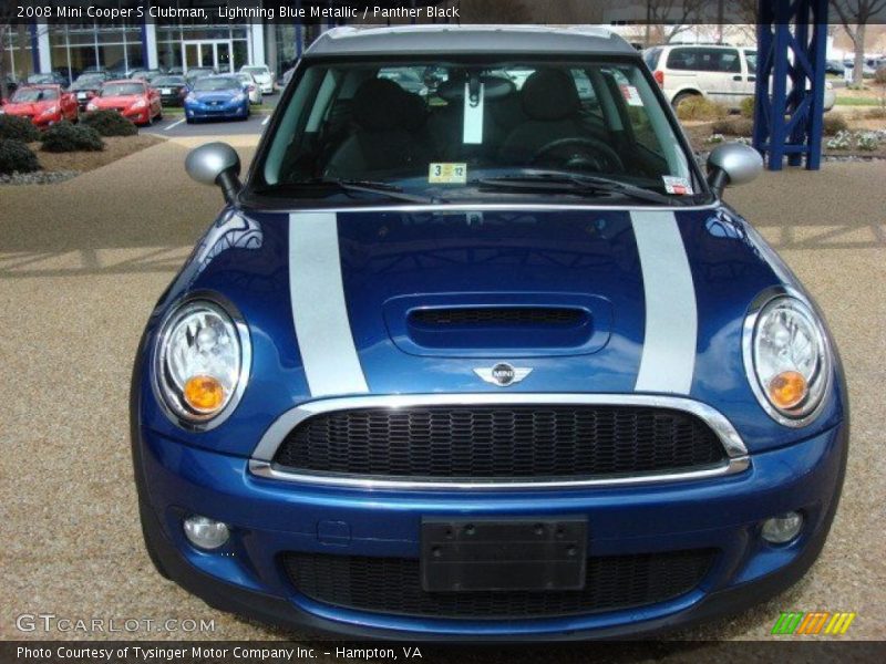 Lightning Blue Metallic / Panther Black 2008 Mini Cooper S Clubman