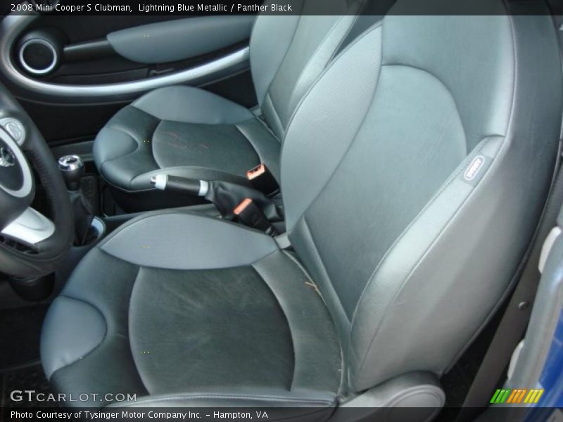 Lightning Blue Metallic / Panther Black 2008 Mini Cooper S Clubman