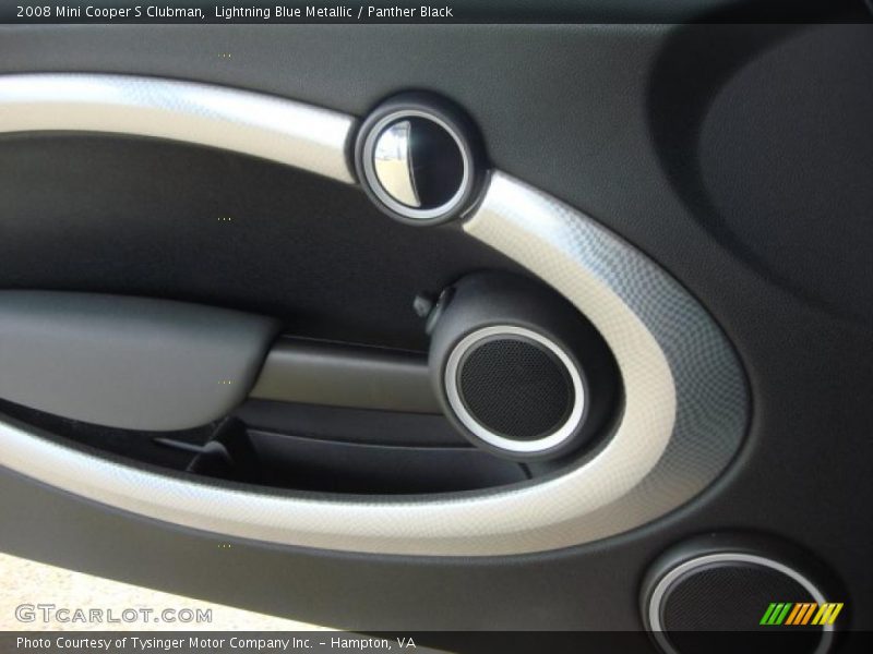Lightning Blue Metallic / Panther Black 2008 Mini Cooper S Clubman