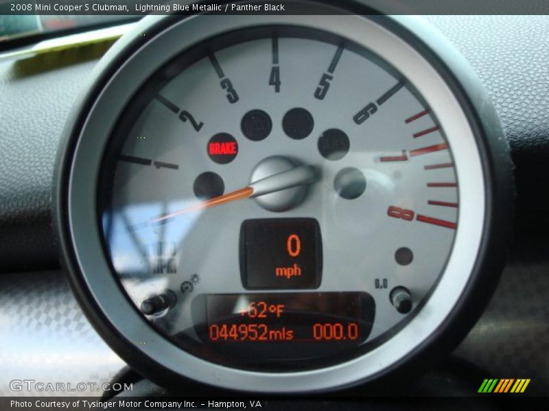 Lightning Blue Metallic / Panther Black 2008 Mini Cooper S Clubman