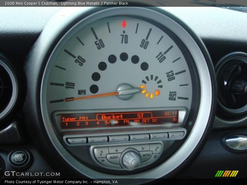 Lightning Blue Metallic / Panther Black 2008 Mini Cooper S Clubman