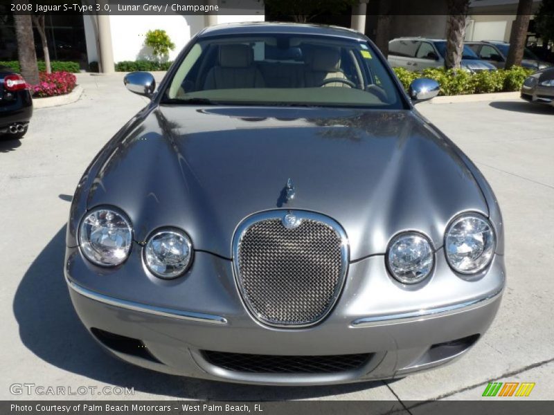 Lunar Grey / Champagne 2008 Jaguar S-Type 3.0