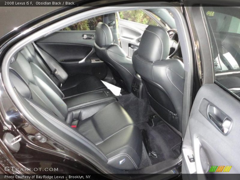 Obsidian Black / Black 2008 Lexus IS F