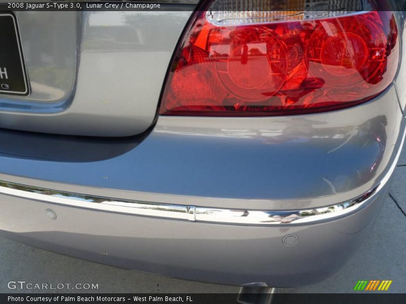 Lunar Grey / Champagne 2008 Jaguar S-Type 3.0