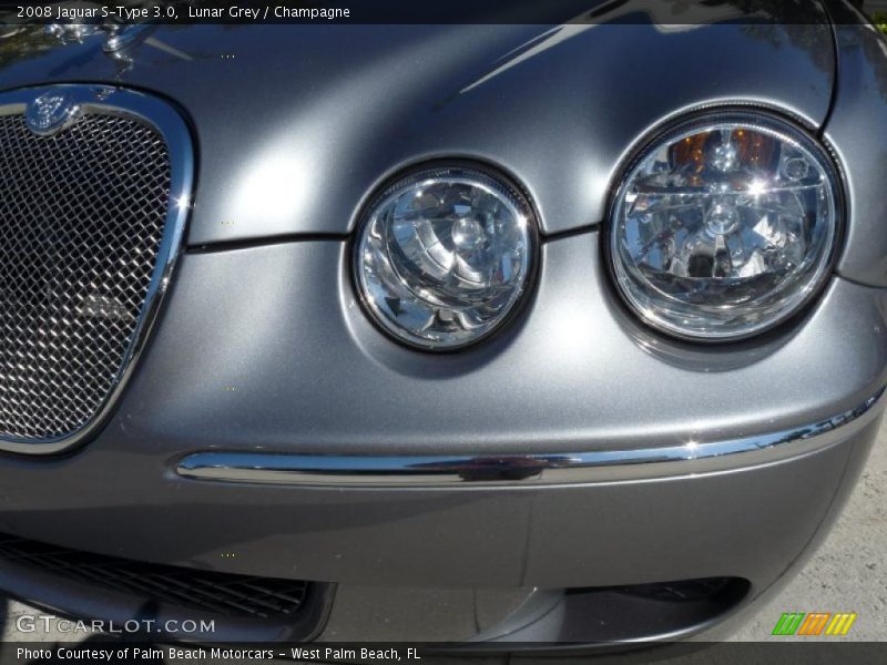 Lunar Grey / Champagne 2008 Jaguar S-Type 3.0