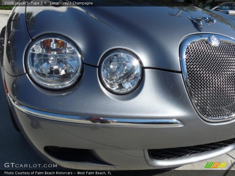 Lunar Grey / Champagne 2008 Jaguar S-Type 3.0