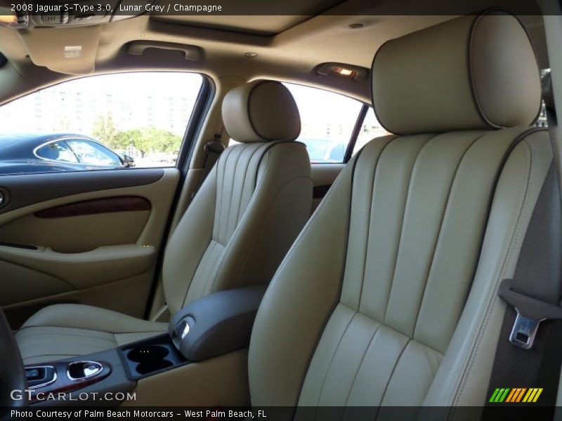 Lunar Grey / Champagne 2008 Jaguar S-Type 3.0