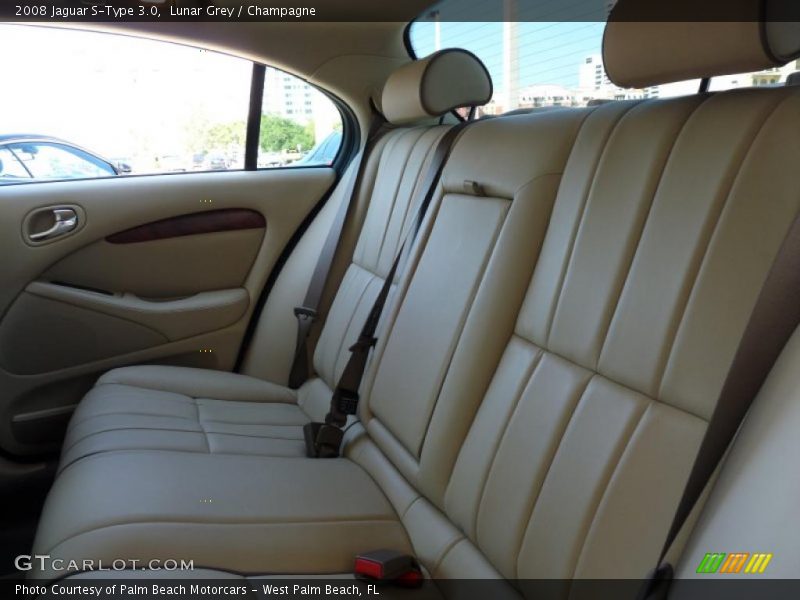 Lunar Grey / Champagne 2008 Jaguar S-Type 3.0