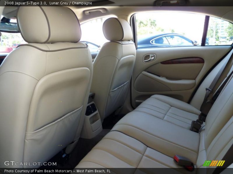Lunar Grey / Champagne 2008 Jaguar S-Type 3.0