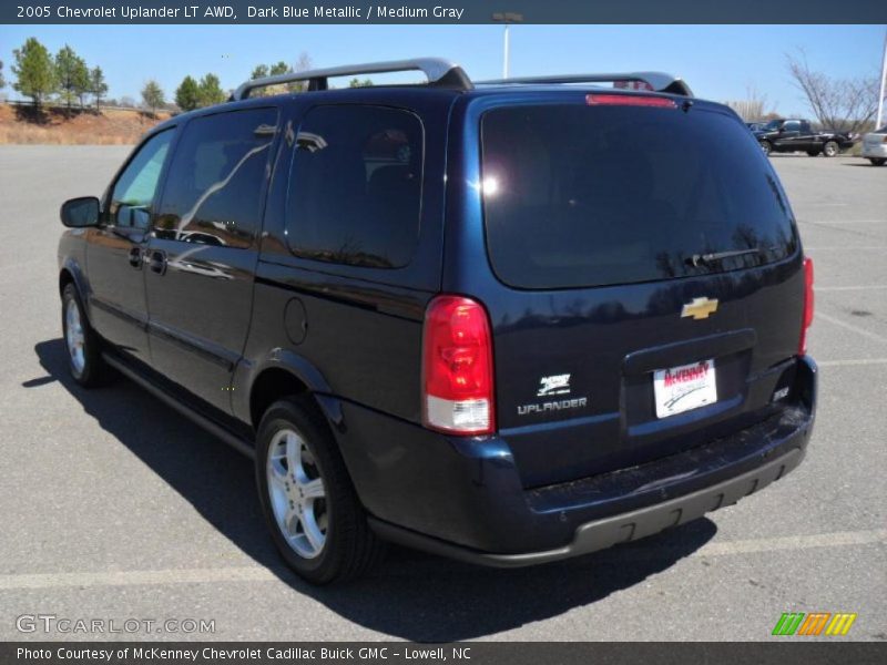 Dark Blue Metallic / Medium Gray 2005 Chevrolet Uplander LT AWD