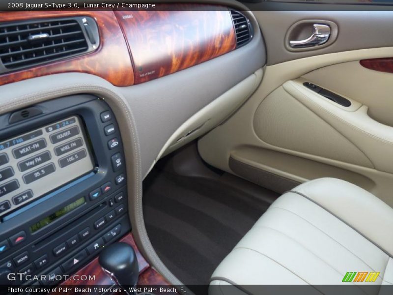Lunar Grey / Champagne 2008 Jaguar S-Type 3.0