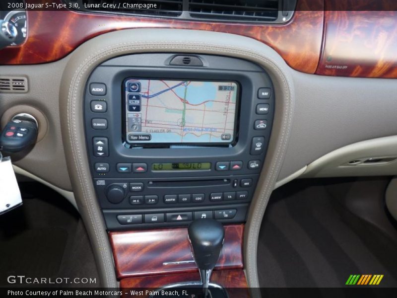 Lunar Grey / Champagne 2008 Jaguar S-Type 3.0