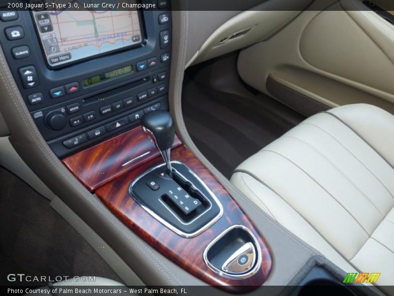 Lunar Grey / Champagne 2008 Jaguar S-Type 3.0