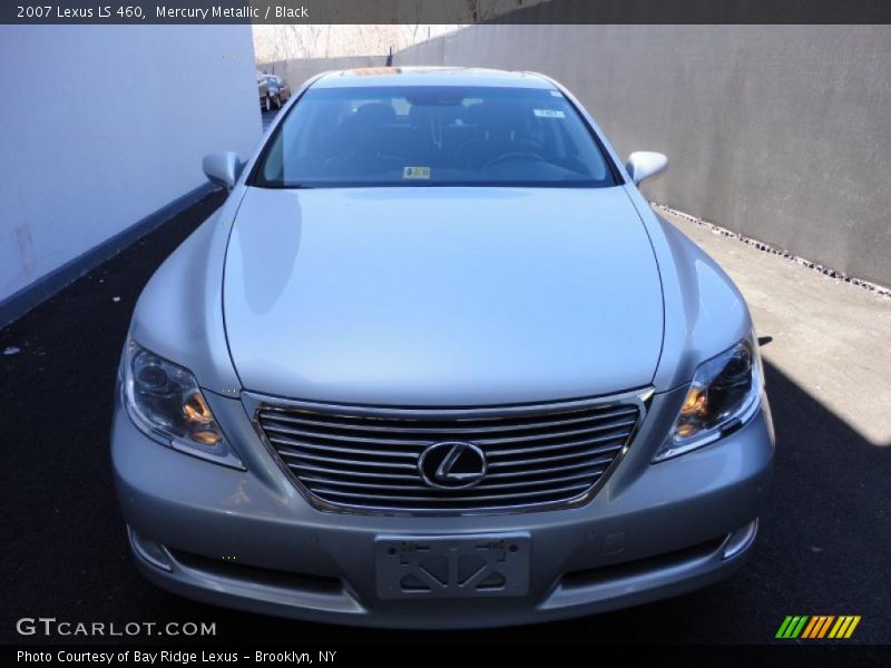Mercury Metallic / Black 2007 Lexus LS 460