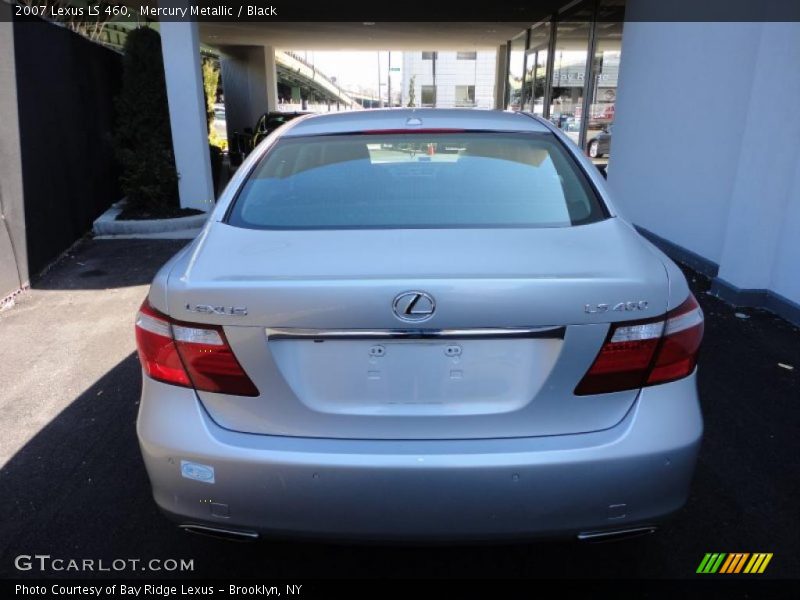 Mercury Metallic / Black 2007 Lexus LS 460