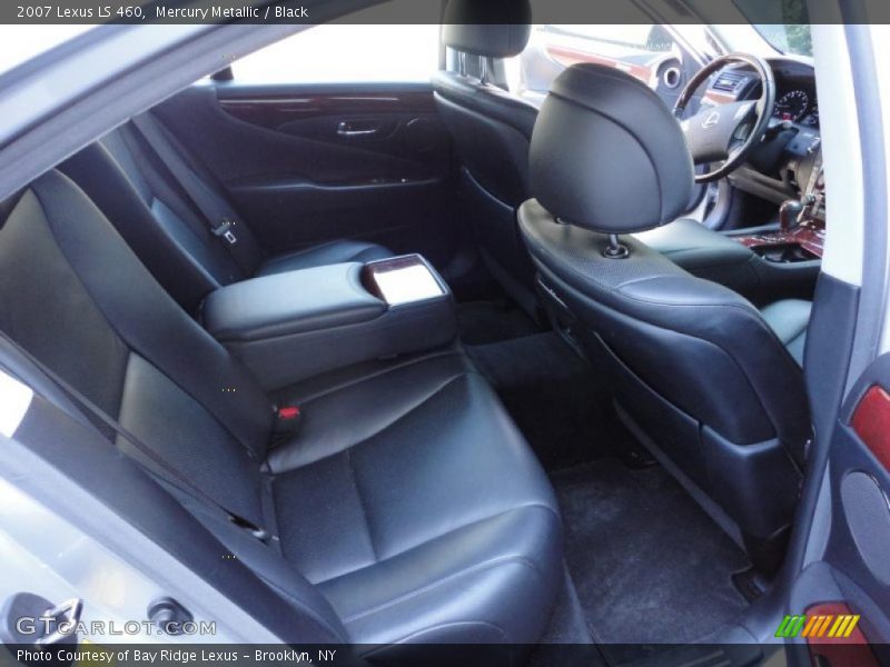 Mercury Metallic / Black 2007 Lexus LS 460
