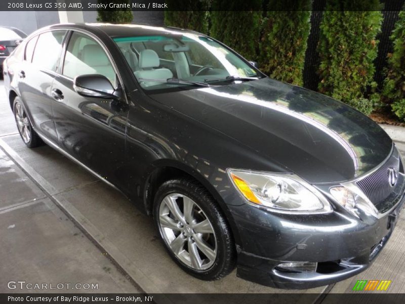 Smoky Granite Mica / Black 2008 Lexus GS 350 AWD