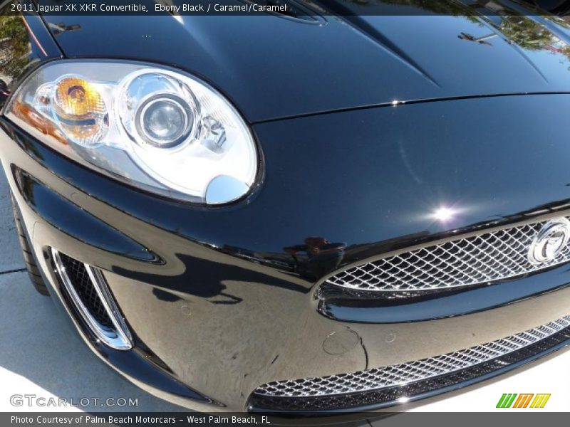 Ebony Black / Caramel/Caramel 2011 Jaguar XK XKR Convertible