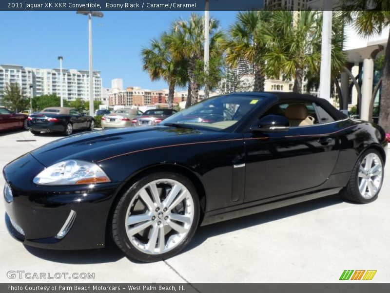 Front 3/4 View of 2011 XK XKR Convertible