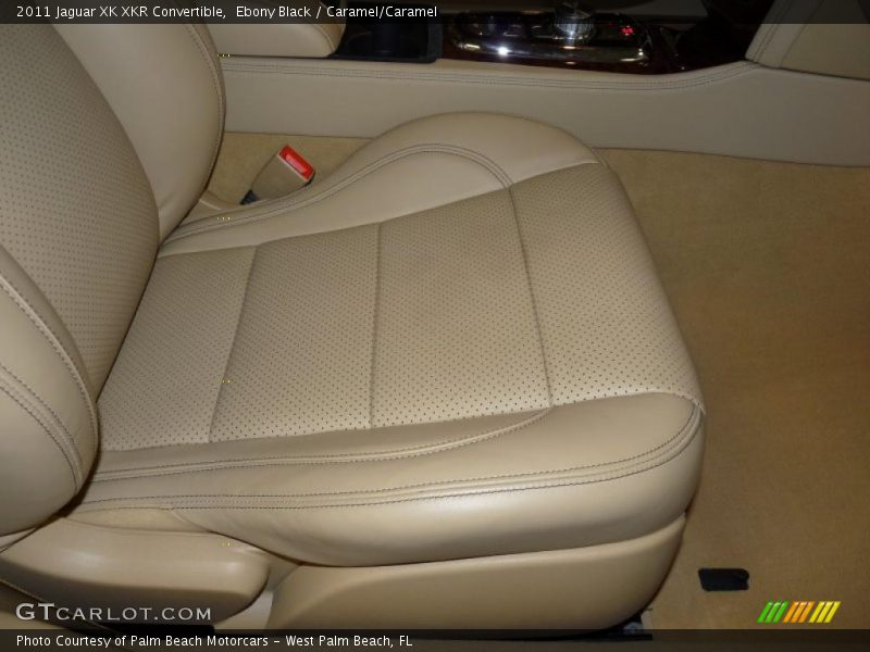 Ebony Black / Caramel/Caramel 2011 Jaguar XK XKR Convertible