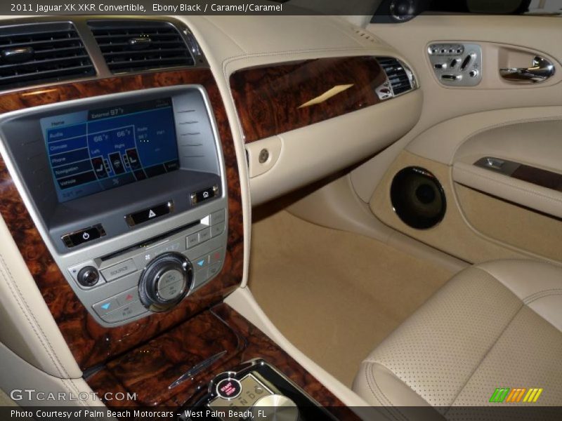 Ebony Black / Caramel/Caramel 2011 Jaguar XK XKR Convertible