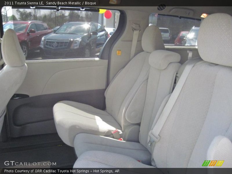  2011 Sienna LE Bisque Interior