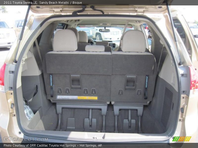  2011 Sienna LE Trunk