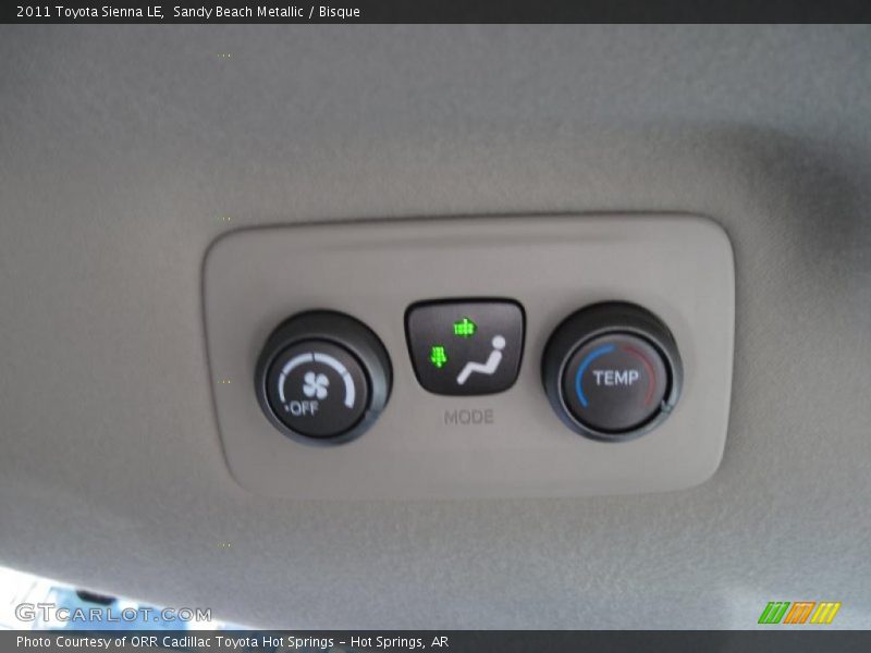 Sandy Beach Metallic / Bisque 2011 Toyota Sienna LE