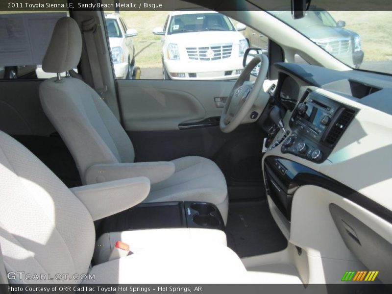 Sandy Beach Metallic / Bisque 2011 Toyota Sienna LE