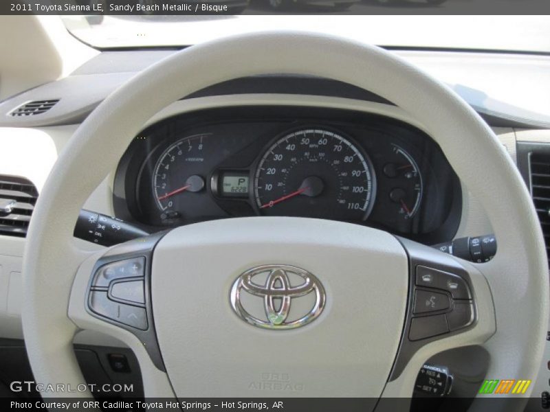 Sandy Beach Metallic / Bisque 2011 Toyota Sienna LE