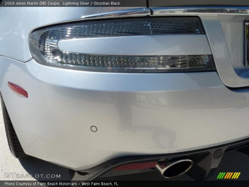 Lightning Silver / Obsidian Black 2009 Aston Martin DBS Coupe