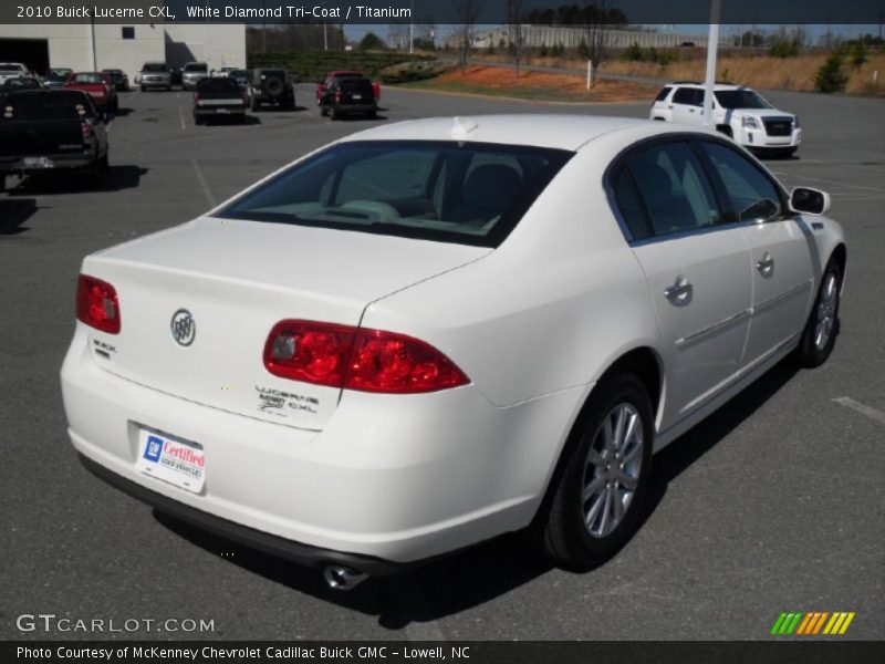 White Diamond Tri-Coat / Titanium 2010 Buick Lucerne CXL