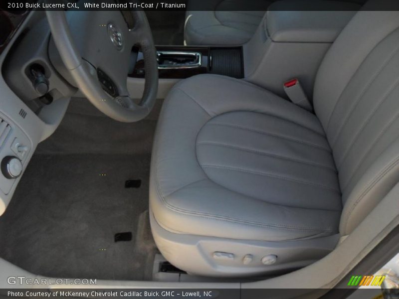 White Diamond Tri-Coat / Titanium 2010 Buick Lucerne CXL