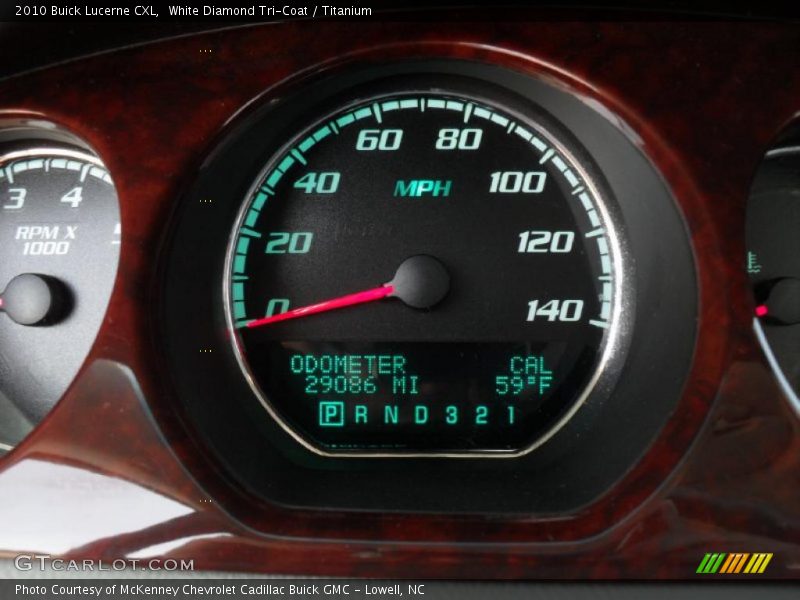 White Diamond Tri-Coat / Titanium 2010 Buick Lucerne CXL