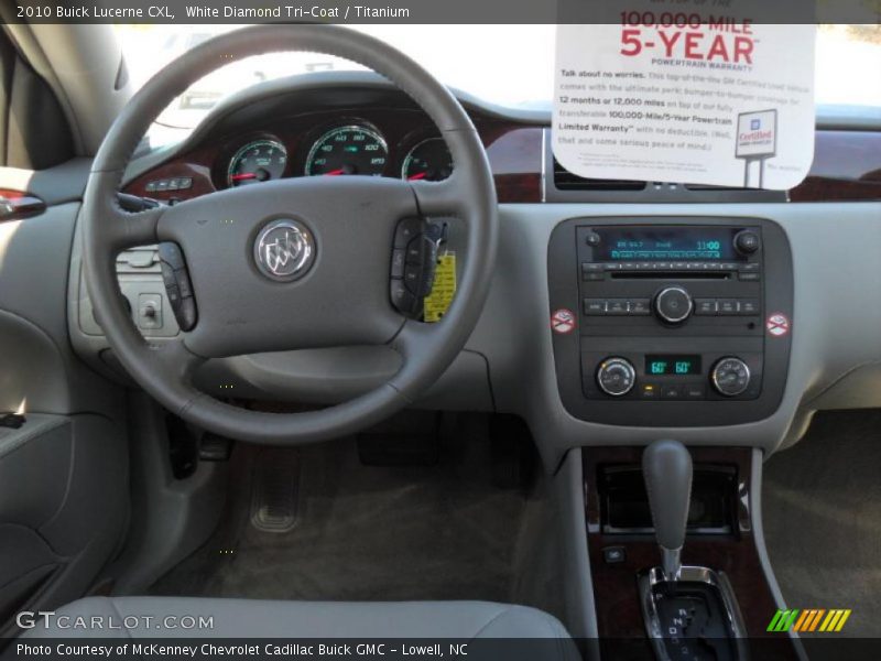 White Diamond Tri-Coat / Titanium 2010 Buick Lucerne CXL