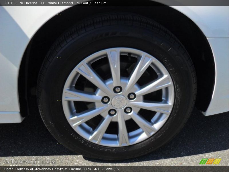White Diamond Tri-Coat / Titanium 2010 Buick Lucerne CXL