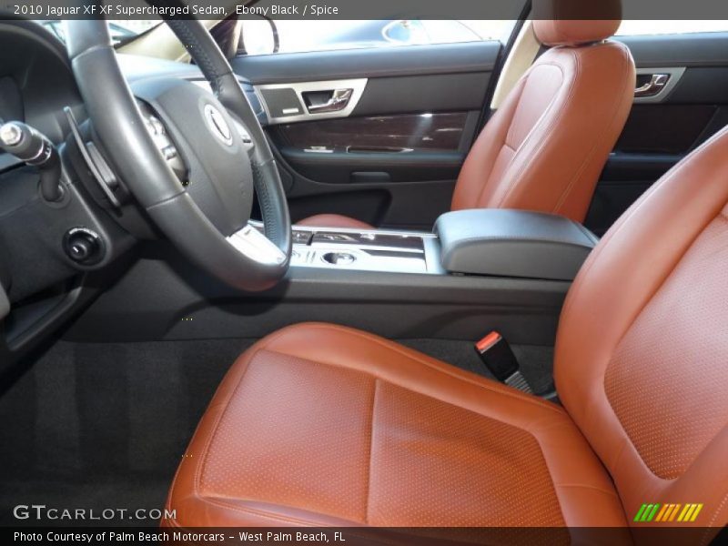  2010 XF XF Supercharged Sedan Spice Interior