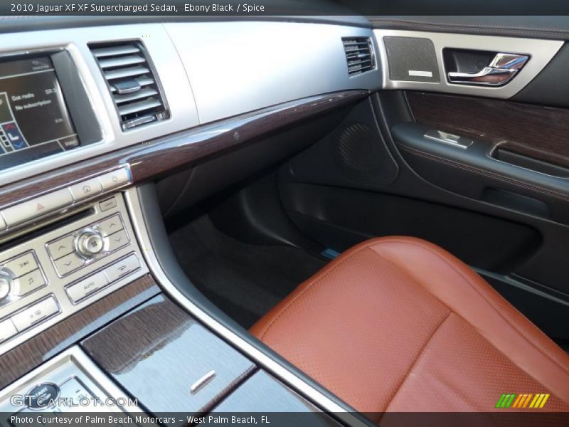 Ebony Black / Spice 2010 Jaguar XF XF Supercharged Sedan