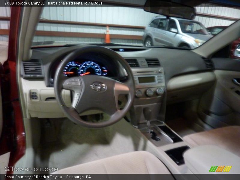 Barcelona Red Metallic / Bisque 2009 Toyota Camry LE